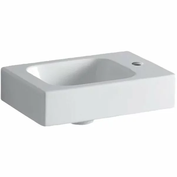 Lavoar pe mobilier Geberit Icon 38 cm cu orificiu baterie dreapta