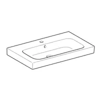 Lavoar pe mobilier Geberit Modo alb lucios 60 cm picture - 9