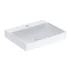 Lavoar pe mobilier Geberit One 60 cm alb lucios KeraTect cu orificiu baterie picture - 1