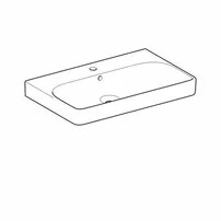 Lavoar pe mobilier Geberit Smyle Square 75 cm picture - 3