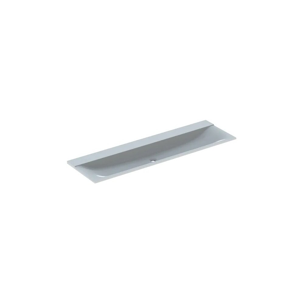 Lavoar pe mobilier Geberit Xeno2 fara orificiu baterie 160 cm alb