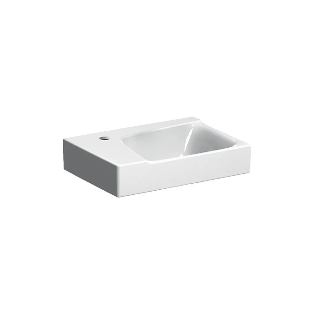Lavoar pe mobilier Geberit Xeno² 40 cm cu orificiu baterie stanga
