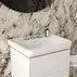 Lavoar pe mobilier Ideal Standard Atelier Calla alb lucios 67 cm cu 3 orificii baterie picture - 1