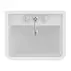Lavoar pe mobilier Ideal Standard Atelier Calla alb lucios 67 cm cu 3 orificii baterie picture - 8