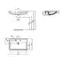 Lavoar pe mobilier Ideal Standard Atelier Calla alb lucios 87 cm cu 2 orificii baterie picture - 10