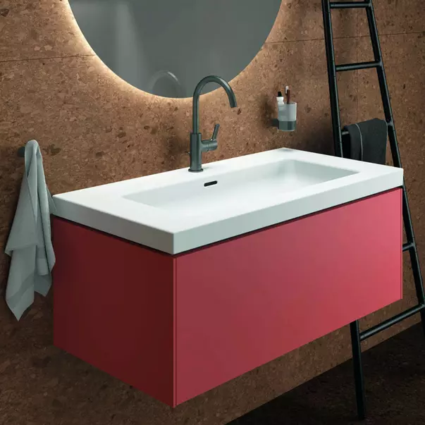 Lavoar pe mobilier Ideal Standard Atelier Extra alb lucios 101 cm picture - 3