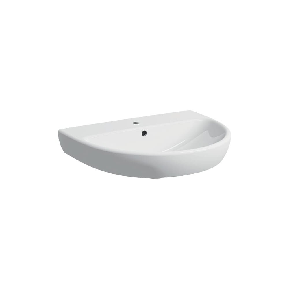 Lavoar suspendat Geberit Selnova 65 cm cu orificiu baterie Baie