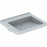 Lavoar suspendat Geberit Selnova Comfort Square 65 cm fara orificiu baterie fara orificiu preaplin