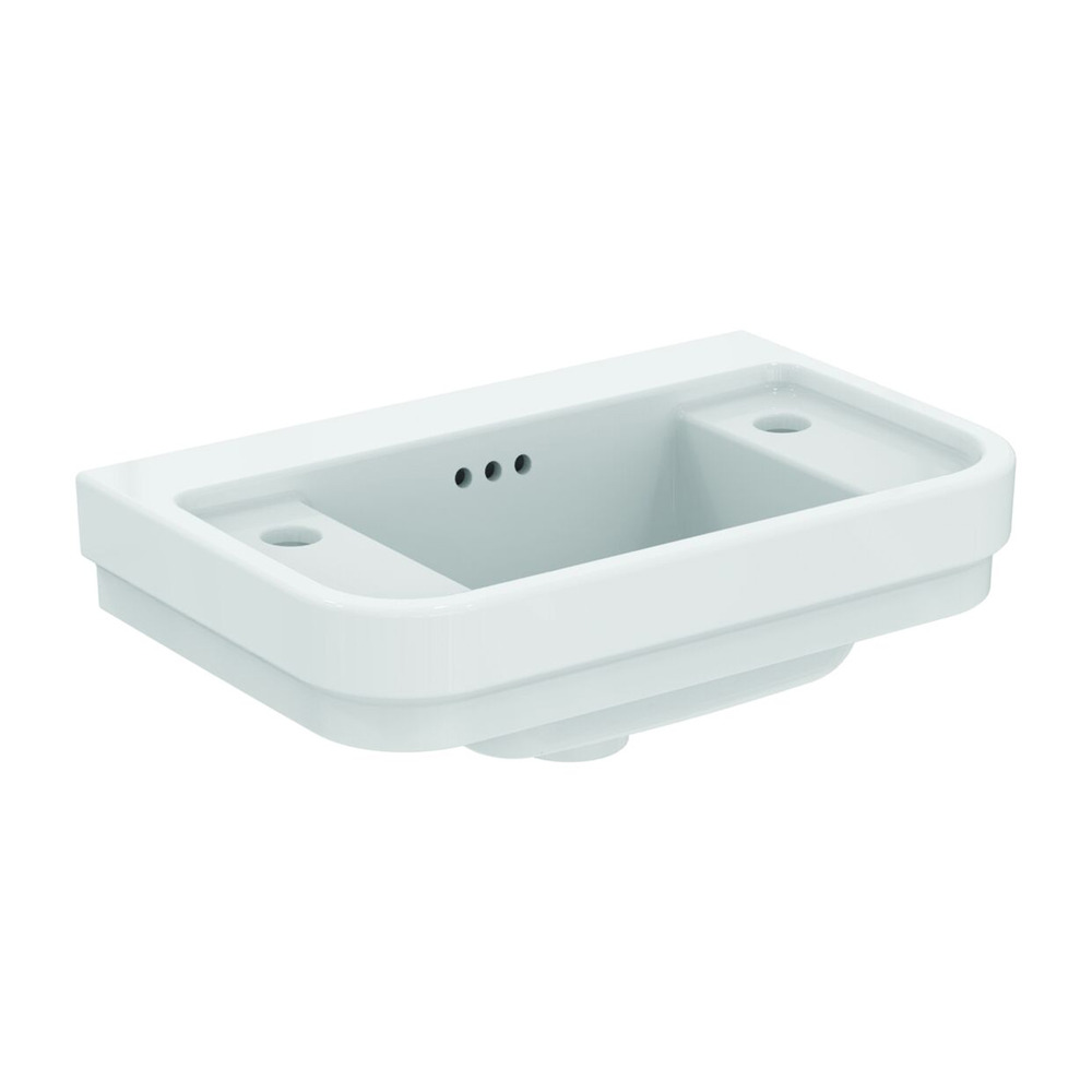 Lavoar suspendat Ideal Standard Atelier Calla alb lucios 50 cm cu 2 orificii baterie
