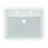 Lavoar suspendat Ideal Standard Atelier Calla alb lucios 62 cm cu 2 orificii baterie si preaplin picture - 8