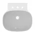 Lavoar suspendat Ideal Standard Atelier Linda-X 50 cm alb lucios cu 3 orificii baterie picture - 9