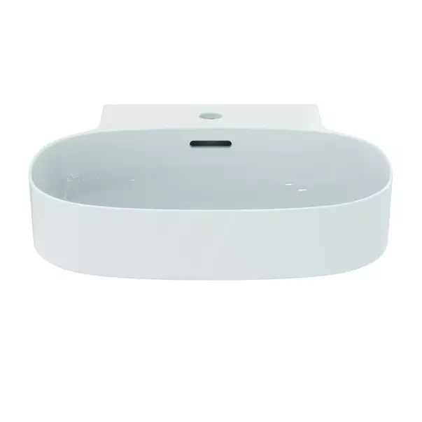 Lavoar suspendat Ideal Standard Atelier Linda-X 50 cm alb lucios cu orificiu baterie si preaplin picture - 10