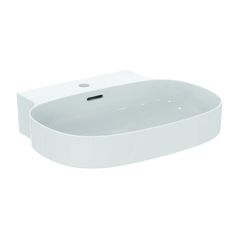 Lavoar suspendat Ideal Standard Atelier Linda-X cu orificiu baterie si preaplin 60 cm alb lucios