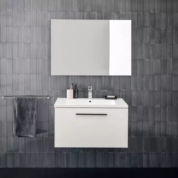 Lavoar suspendat Ideal Standard i.life B alb lucios 81 cm cu orificiu baterie si preaplin picture - 5
