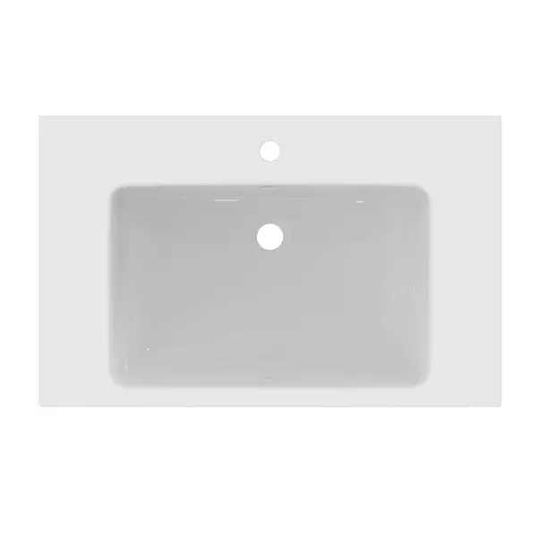 Lavoar suspendat Ideal Standard i.life B alb lucios 81 cm cu orificiu baterie si preaplin picture - 10