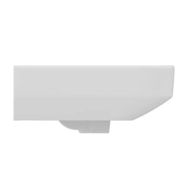 Lavoar suspendat Ideal Standard i.life B alb lucios SmartGuard 45 cm cu orificiu baterie si preaplin picture - 10