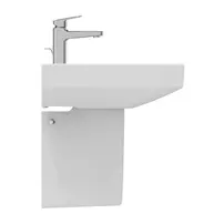 Lavoar suspendat Ideal Standard i.life B alb lucios SmartGuard 55 cm cu orificiu baterie si preaplin picture - 9