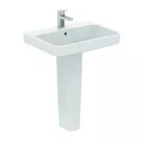 Lavoar suspendat Ideal Standard i.life B alb lucios SmartGuard 65 cm cu orificiu baterie si preaplin picture - 6