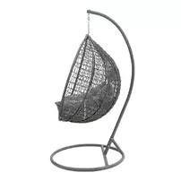 Leagan de gradina suspendat Pakoworld Zafer metal gri 106x103x200cm
