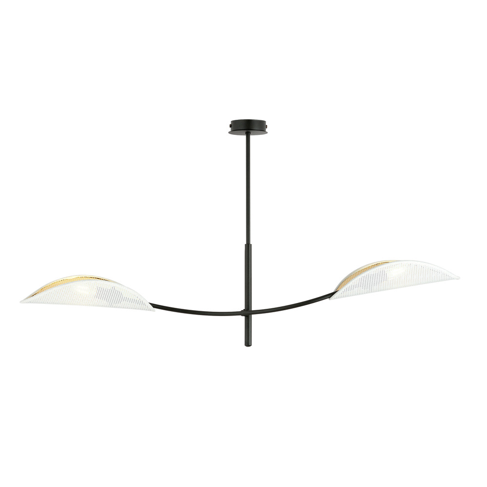 Lustra Emibig Lotus 2 alb/auriu