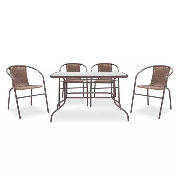 Set de gradina Pakoworld Valor-Obbi 5 piese maro picture - 1