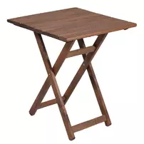 Set de gradina Pakoworld Retto lemn masiv de nuc 3 piese bej