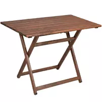 Set de gradina Pakoworld Retto lemn masiv de nuc 5 piese negru