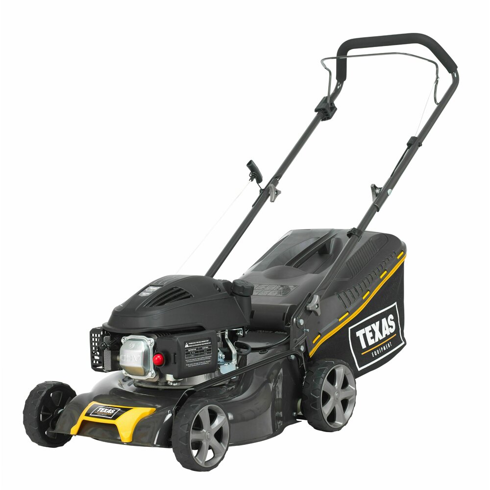 Masina de tuns iarba Texas Razor 4210, benzina, 1.2kW, latime taiere 42cm, reglaj central 6 trepte, sac 45 litri