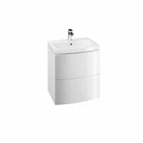 Dulap suspendat pentru lavoar Cersanit Easy mdf alb 49 cm