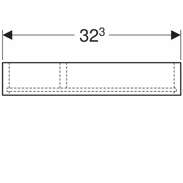 Modul de sertar Geberit Group divizare T inaltime 6 cm picture - 4
