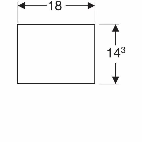 Modul de sertar Geberit Variform divizare H inaltime 10 cm picture - 5