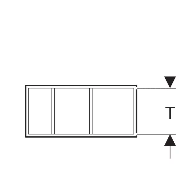 Modul de sertar Geberit Xeno2 divizare H inaltime 10 cm gri picture - 4