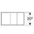 Modul de sertar Geberit Xeno2 divizare H inaltime 10 cm gri picture - 7