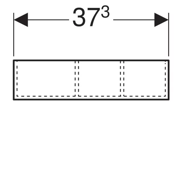 Modul de sertar Geberit Xeno2 divizare H inaltime 10 cm gri picture - 8