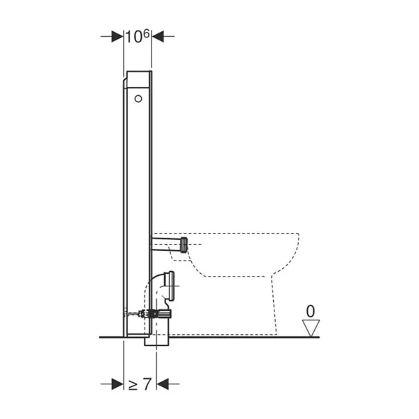 Modul Geberit Monolith pentru wc pe pardoseala imitatie beton 101 cm picture - 3