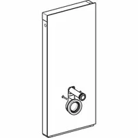 Modul Geberit Monolith pentru wc suspendat negru 114 cm picture - 2
