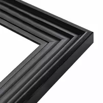 Oglinda Ars Longa Malaga negru 75x135 picture - 4
