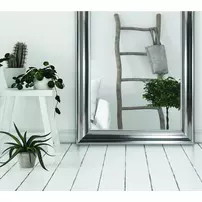 Oglinda Ars Longa Malmo nichel 74x134 picture - 2