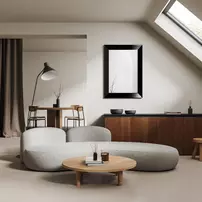 Oglinda Ars Longa Milano negru 65x85 picture - 2