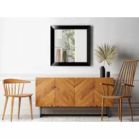 Oglinda Ars Longa Milano negru 75x185 picture - 3