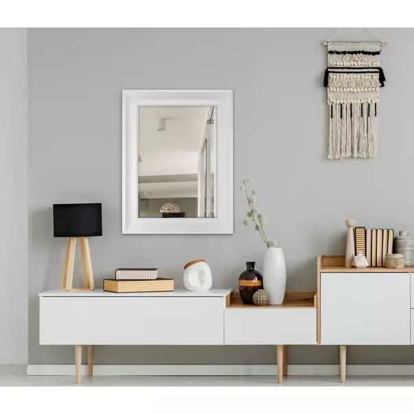 Oglinda Ars Longa Verona alb 79x139 picture - 3