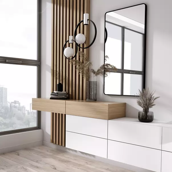 Oglinda Ars Longa Zen 60x90 cm negru picture - 2