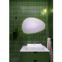 Oglinda asimetrica LED Dubiel Vitrum Nova 80x55 cm picture - 2