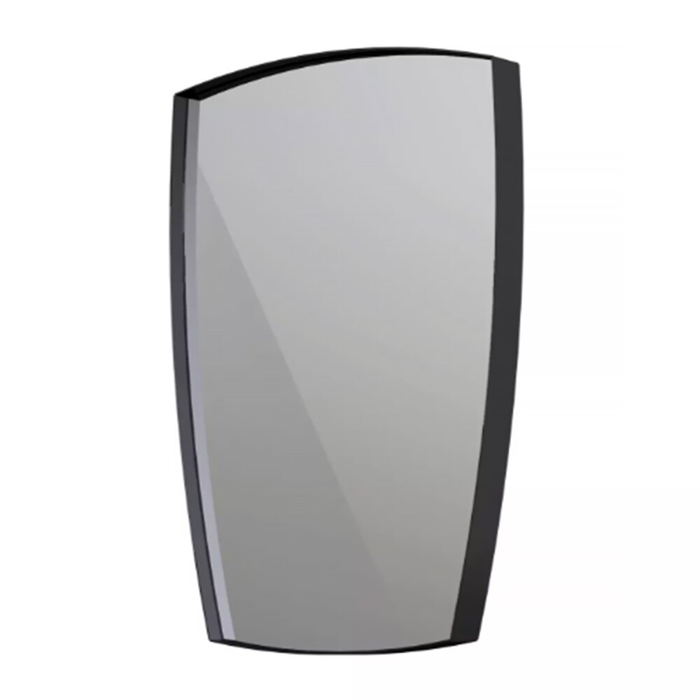 Oglinda asimetrica Oristo Louis 50 cm negru lucios asimetrica