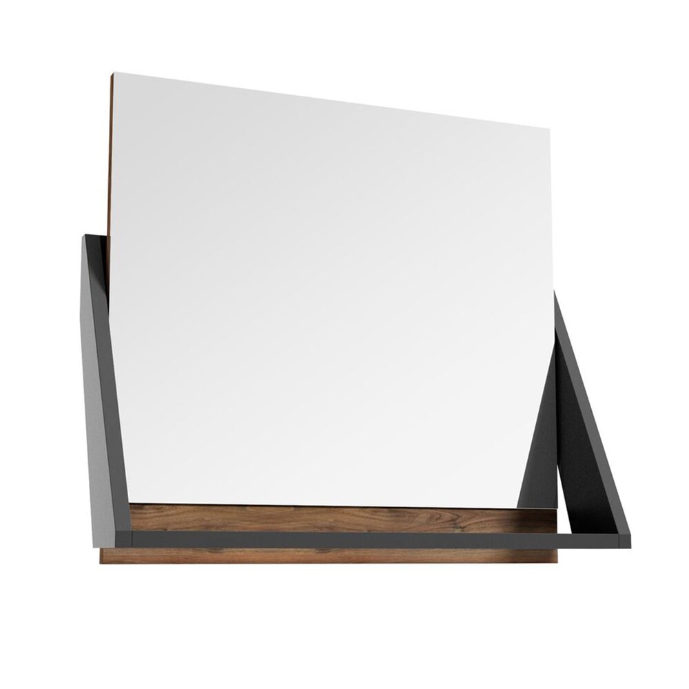 Oglinda cu etajera Defra Op-Arty nuc rockford 64×59 cm 64x59
