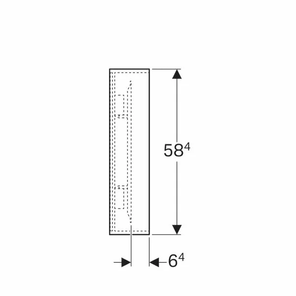 Oglinda cu iluminare LED Geberit Citterio bej 89 cm picture - 5