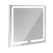 Oglinda cu iluminare LED Massi Marama 70x70 cm crom