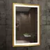 Oglinda reversibila cu iluminare Led Venti Luxled auriu 60 cm x 80 cm picture - 1