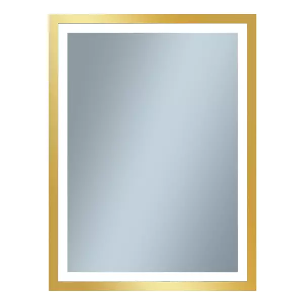 Oglinda reversibila cu iluminare Led Venti Luxled auriu 60 cm x 80 cm picture - 4