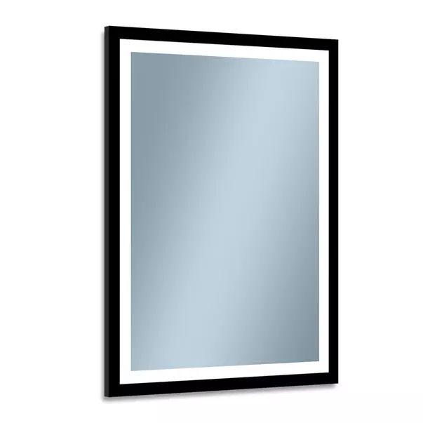 Oglinda reversibila cu iluminare Led Venti Luxled negru 60 cm x 80 cm picture - 3